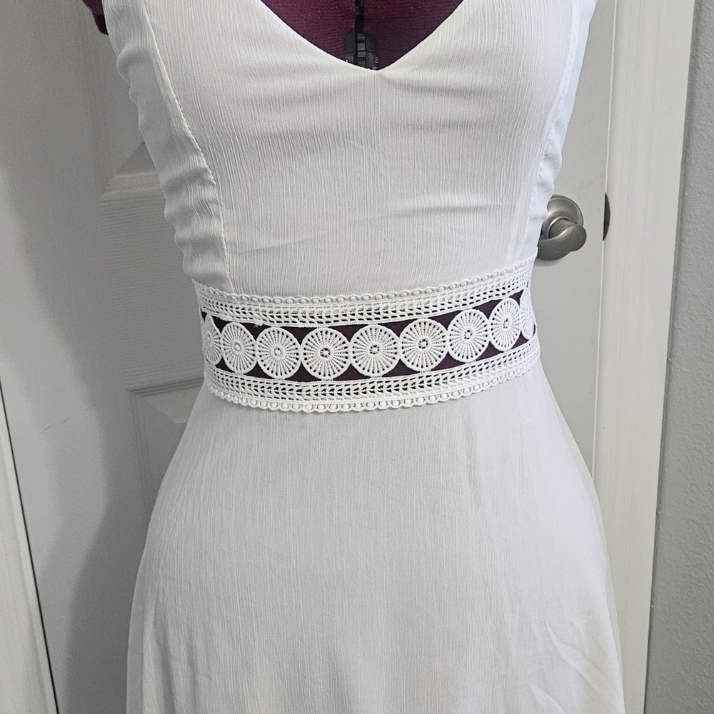 Super Sexy, Sheer White Summer Dress